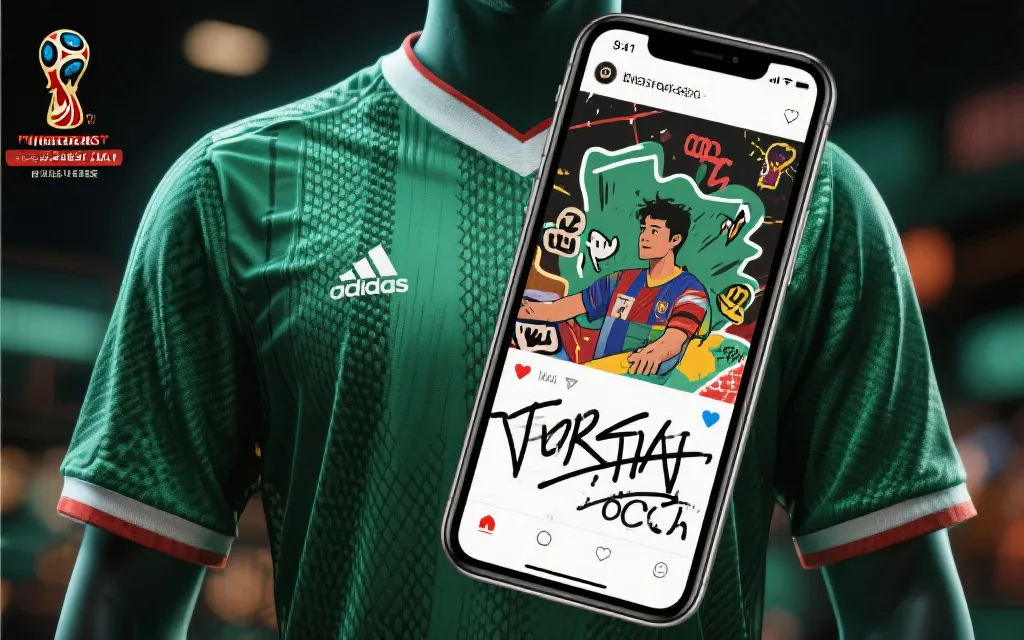 世界杯社媒活动概念海报:球衣、梗图模板与球员人格化故事线的组合